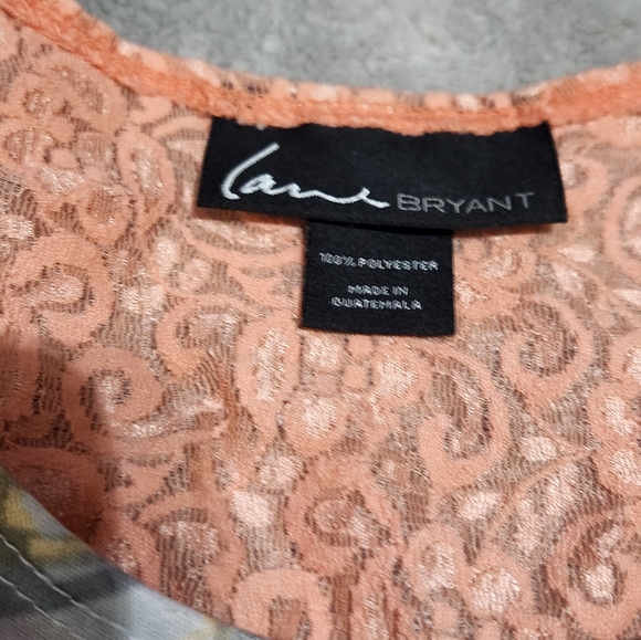 Lane Bryant- Women's(18/20) Sleeveless Butterfly Laced Back Top - Picture 5 of 6